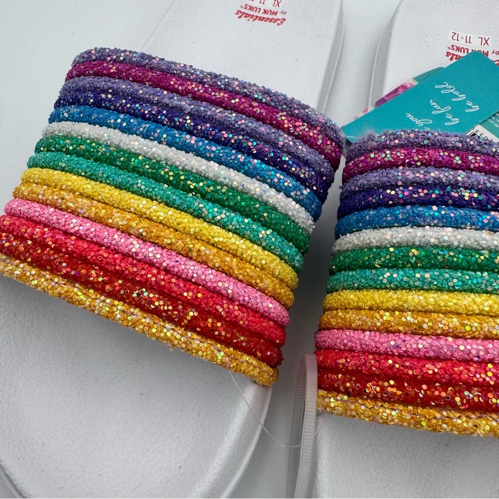 NWT MUK LUKS Essentials Liberty Pool Slide Sandals - X-Large 11-12 - Picture 2 of 5